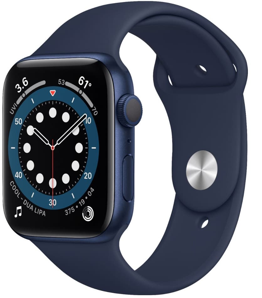 Appple Watch Series 6 44mm M00J3LL/A2292 Blue/Deep Navy Sport Band  1