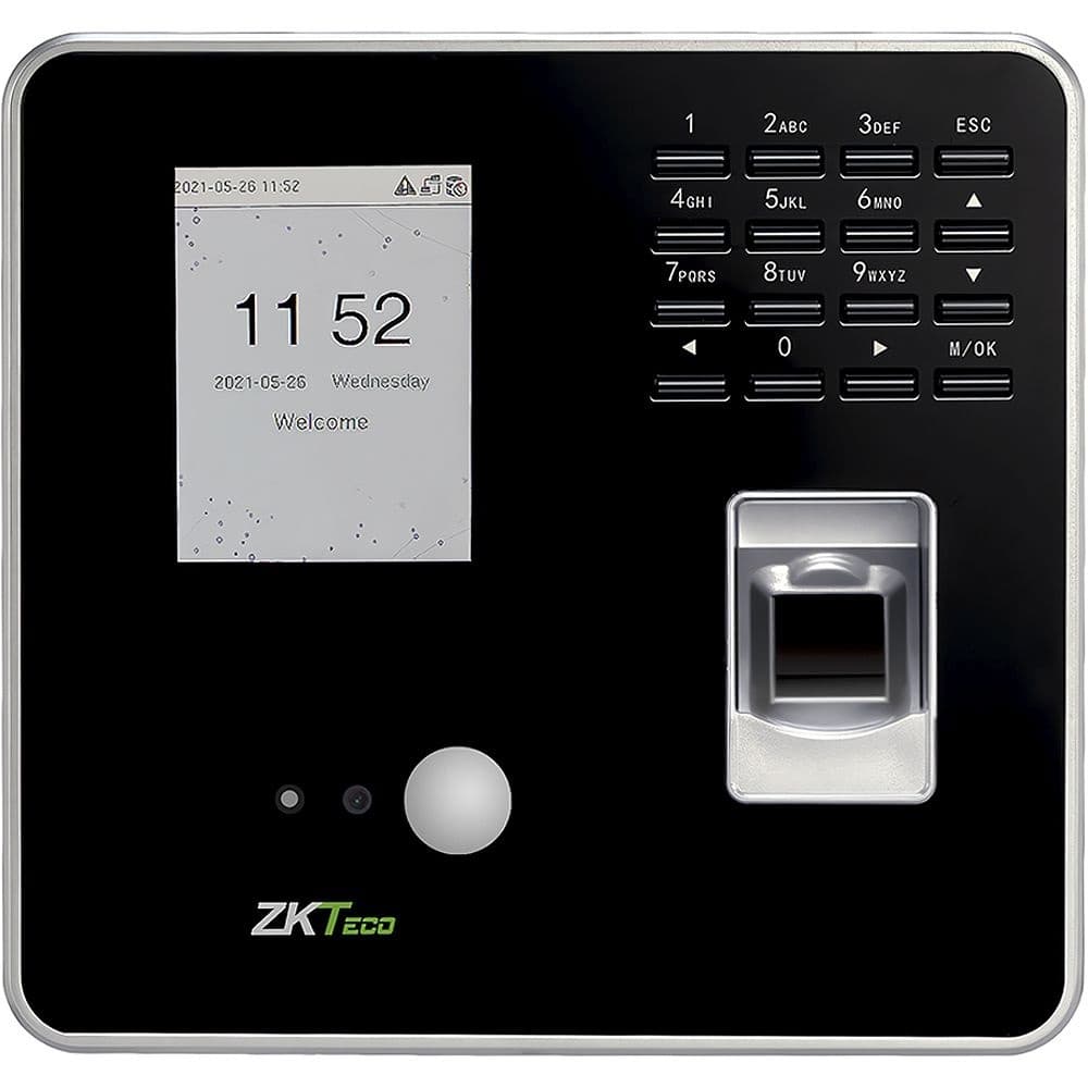 Relógio Marcador Biométrico ZKTeco MB20-VL com reconhecimento facial