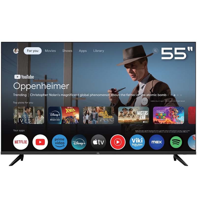 Smart TV QLED Mtek 55" MKQ55FSGU 4K Ultra HD