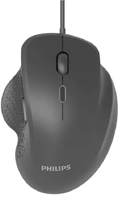 Mouse Philips M444 6 Botões - Black