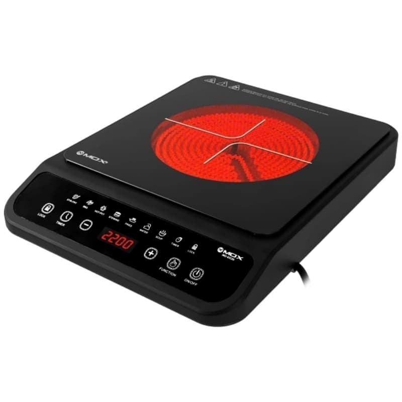 Fogão Elétrico Infravermelho Mox MO-KIC06 2200W 220V - Black