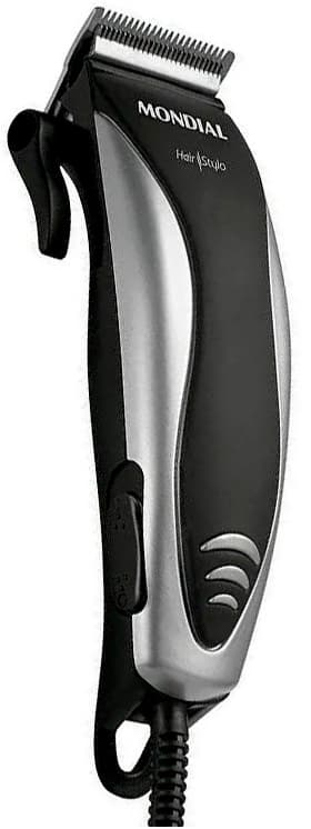 Cortador de Cabelo Mondial Hair Stylo CR-02 - Preto/Branco 1