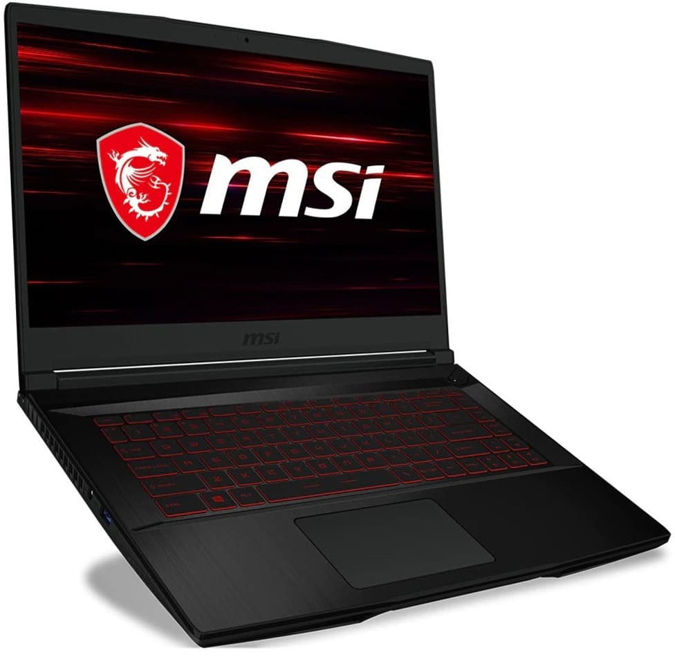 Notebook Gaming MSI GF63 Thin 10SCXR-222US 15.6" HD Intel Core i5-10500H 8/256GB SSD GTX1650/4GB - Black 1