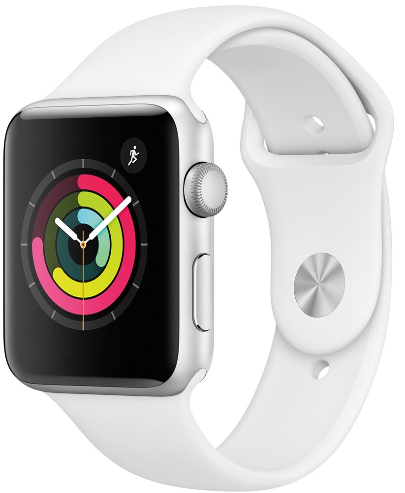 Apple Watch Series 3 MTF22LL/A1859 42mm GPS - Silver/White 1