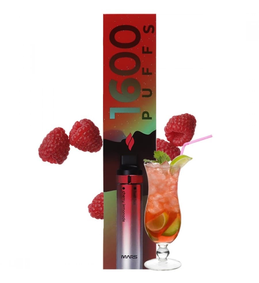 Vaper Descartável Drops Mars Collection 5% Nicotina 1600 Puffs - Lush Ice/Cherry Lemonade