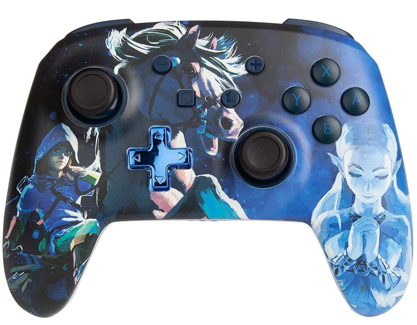 Controle Nintendo Swicth PowerA Enhanced Wireless 1518380-01 - Zelda Midnigth Ride 