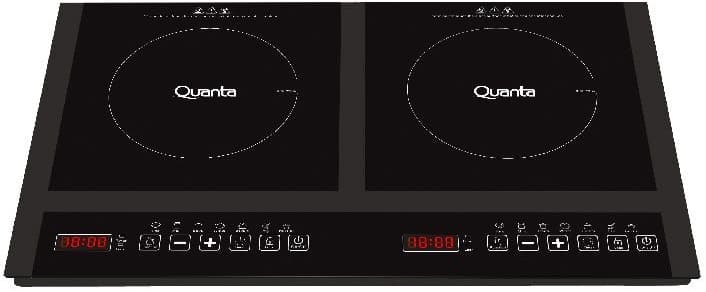 Fogão Elétrico Quanta QTFGI270 2 Hornallas 220V - Black