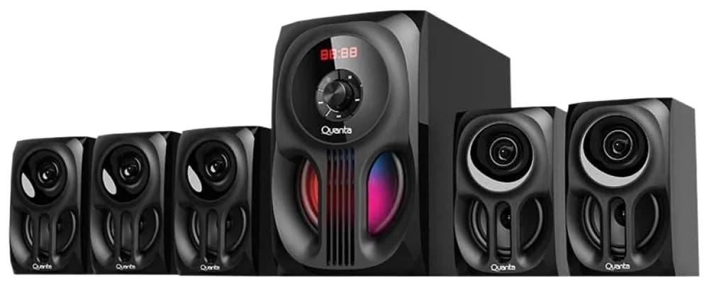 Speaker Quanta Home Theater QTHTB205 Bluetooth 2V - Preto