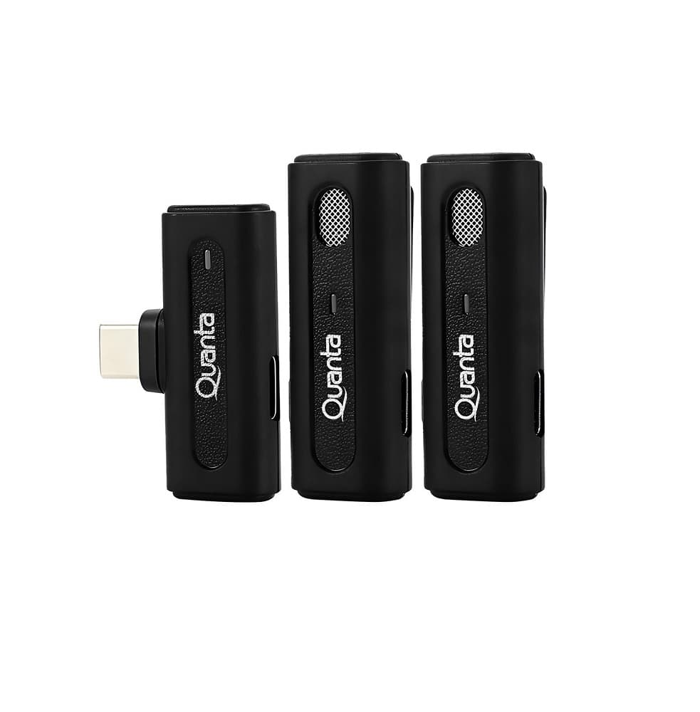 Microfone Wireless Quanta QTMDM20 Dual - Black 1