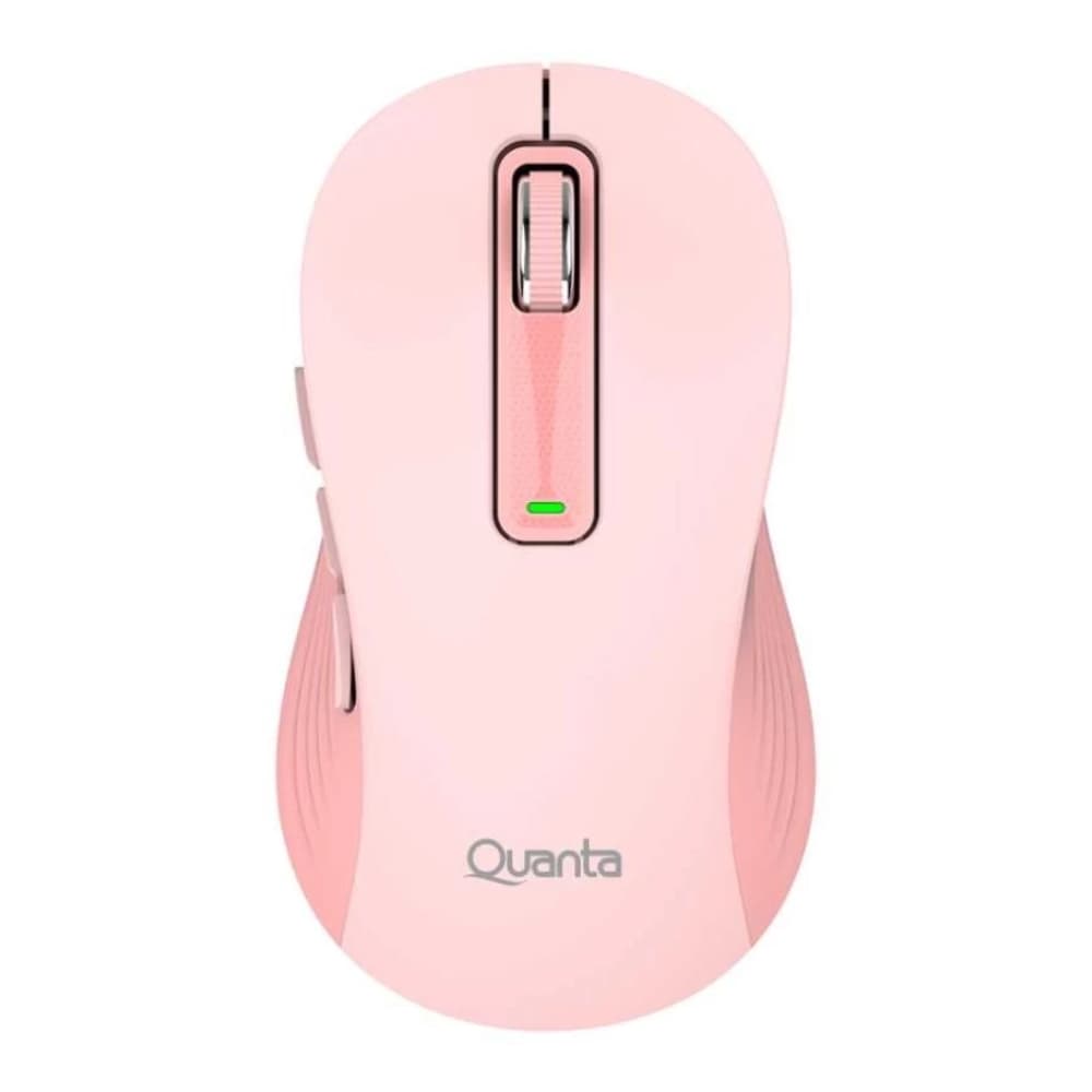 Mouse Óptico Wireless Quanta QTMO140 USB - Pink