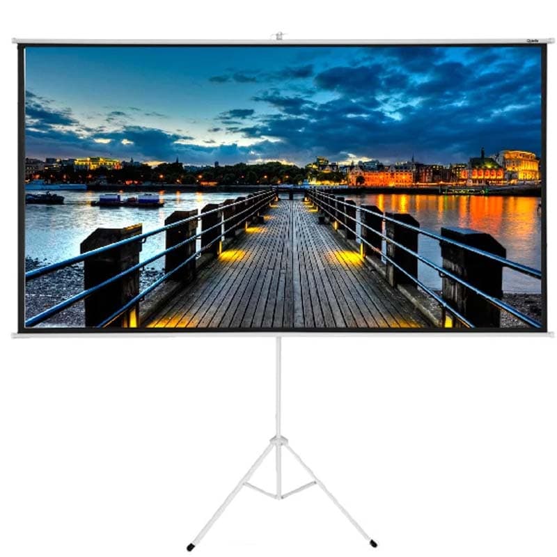 Tela de Projeção Quanta QTTLT72 72" com Tripé 1