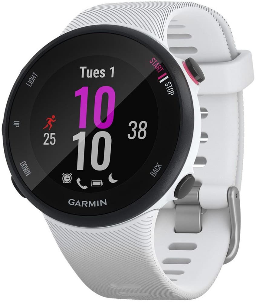 Relógio GPS Garmin Forerunner R45S Branco/Preto