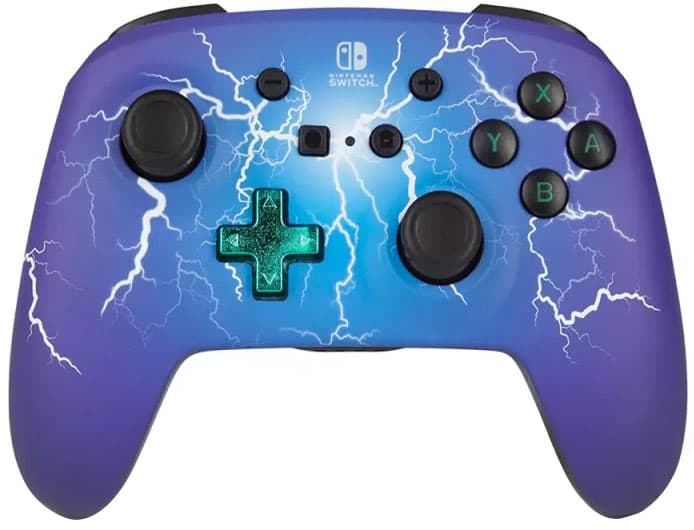 Controle Nintendo Switch PowerA Enhanced Wireless 1511230-01 - Spider Lightning