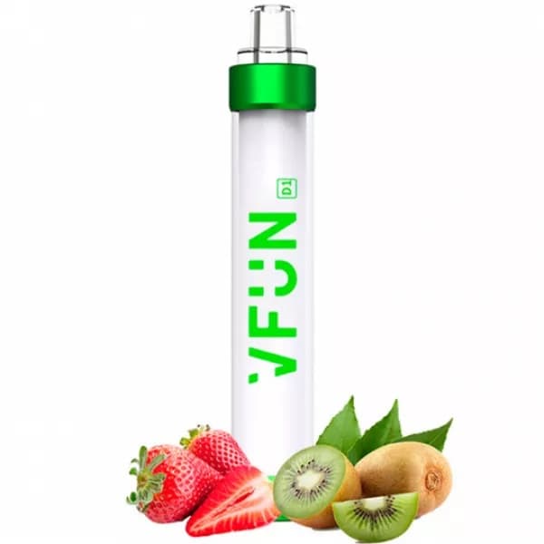 Vaper Descartável Quawins VFUN D1 5% Nicotina 1000 Puffs - Strawberry Kiwi