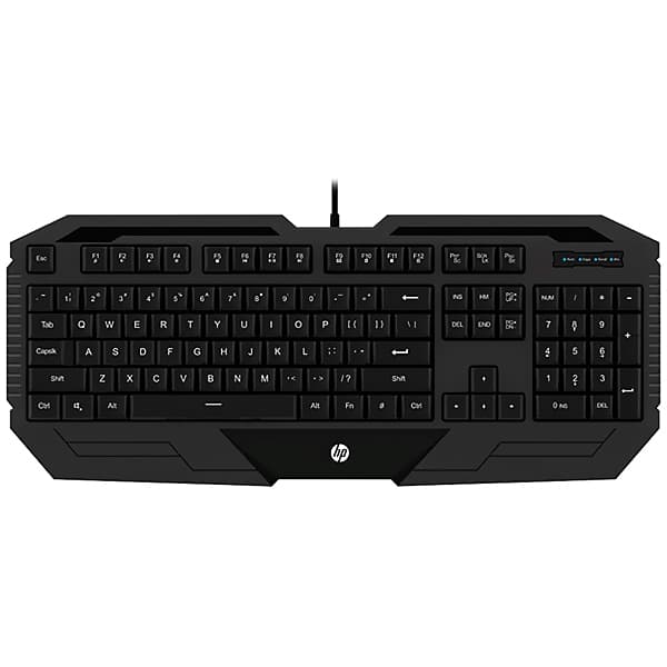 Teclado Gaming HP K130 Retroiluminado inglês - Negro