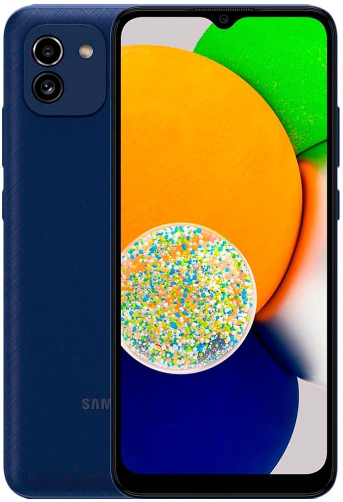 Smartphone Samsung Galaxy A03 A035M DS LTE 6.5" 3/32GB - Blue (Homologado)