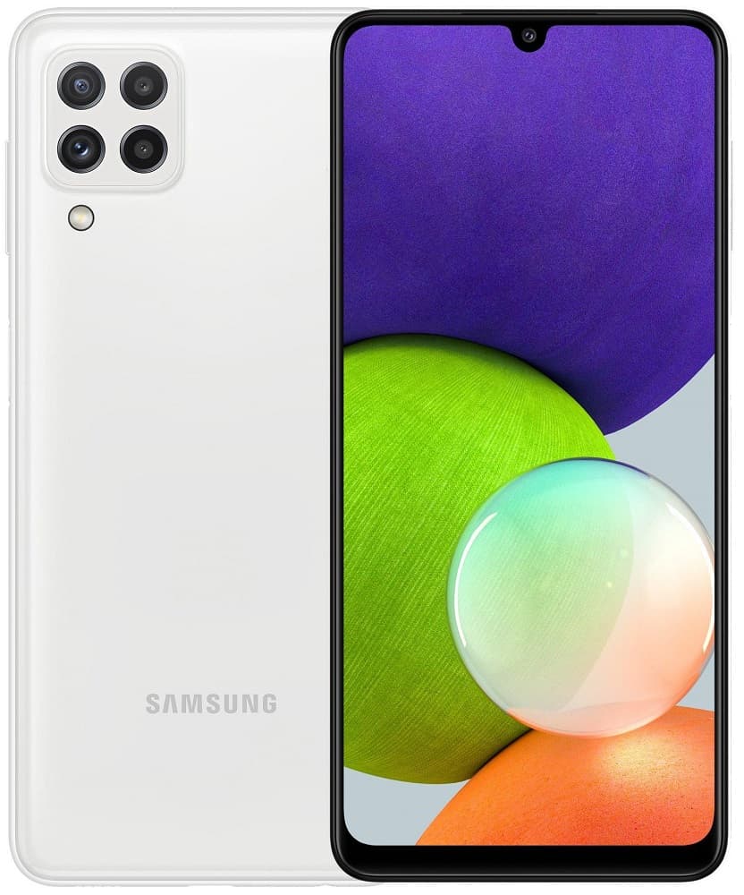 Smartphone Samsung Galaxy A22 SM-A225M LTE DS 6.4" 4/128GB Branco - Homologado