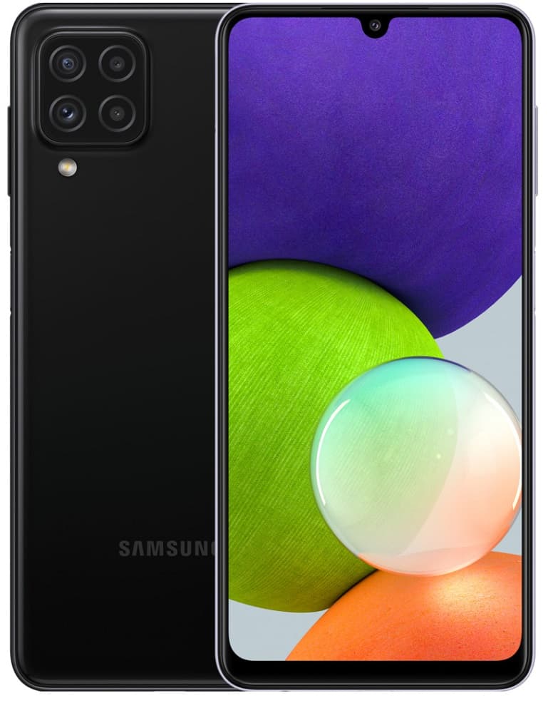 Smartphone Samsung Galaxy A22 SM-A225M LTE DS 6.4" 4/128GB Preto - Homologado