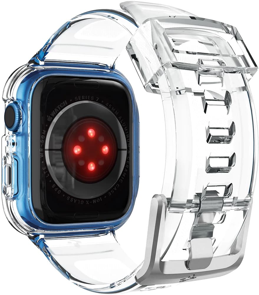 Capa Spigen para Apple Watch 45mm ACS02006 Liquid Crystal Pro - Crystal Clear 1