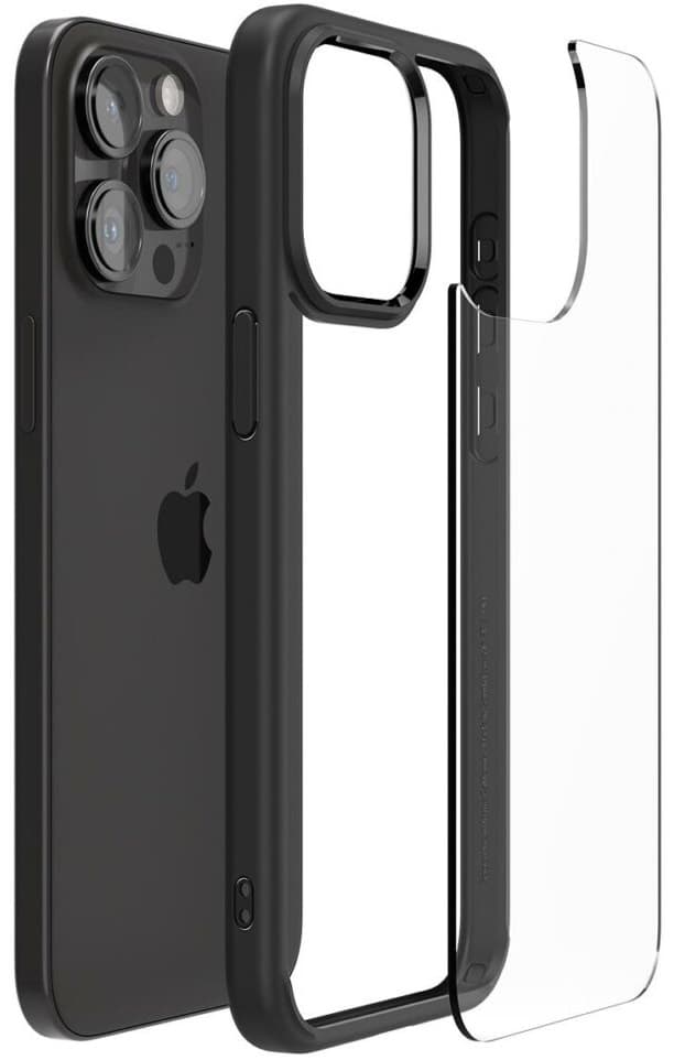 Capa Spigen iPhone 15 Pro ACS06474 Crystal Hybrid - Matte Black 3