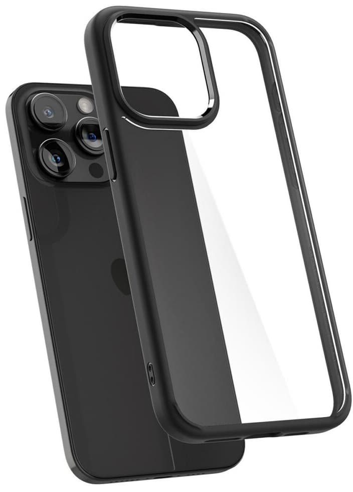 Capa Spigen iPhone 15 Pro ACS06474 Crystal Hybrid - Matte Black 4