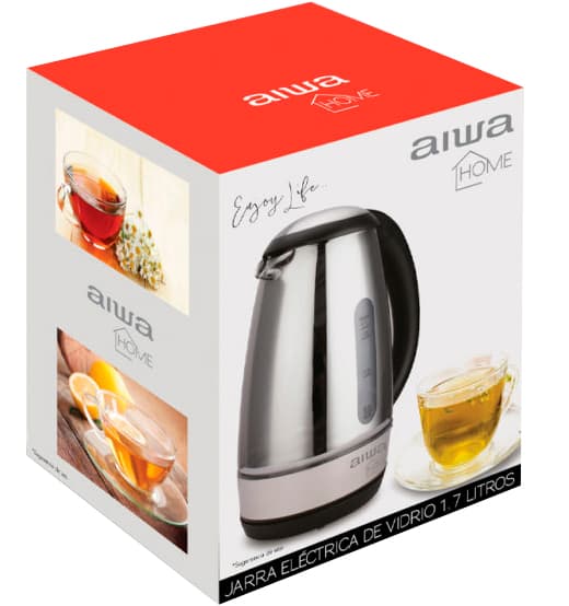 Chaleira Elétrica De Vidro AW-JD5801 220V - 1.7L 1