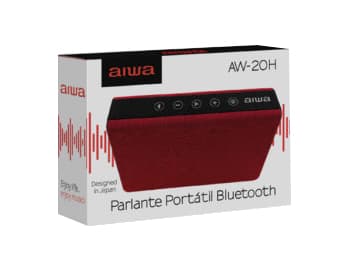 Speaker Aiwa AW-20H Bluetooth - Red 3