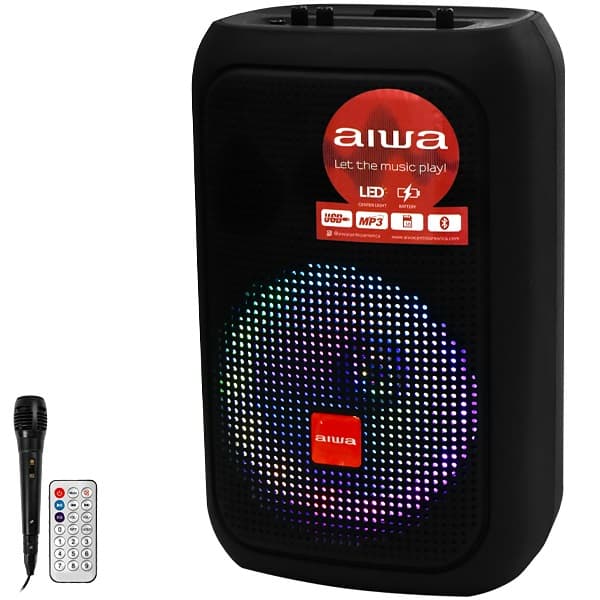 Speaker Aiwa AWSPO6TW 8W Bluetooth 5V - Preto 3