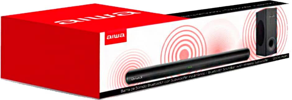 Soundbar Aiwa AWSBH21WW 2.1 1200W Bluetooth 2V - Black 4