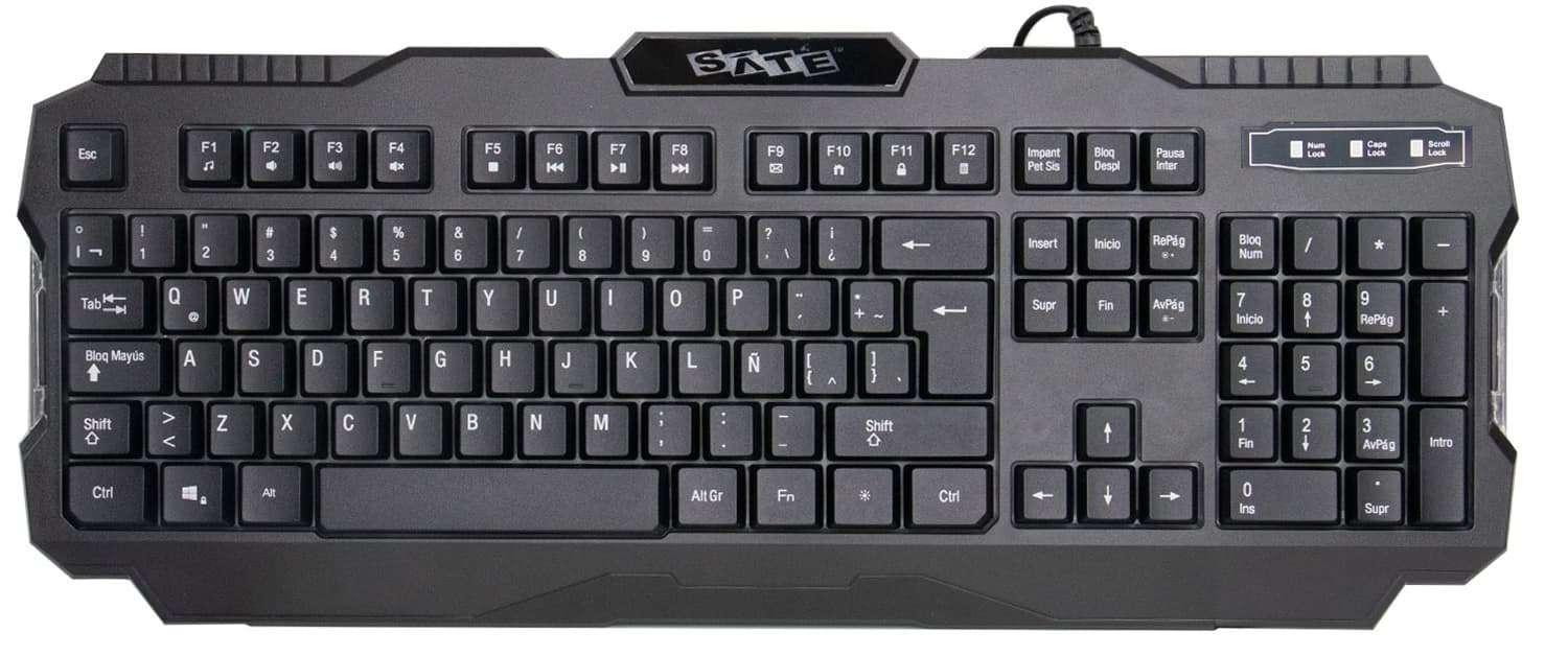 Teclado Gaming Satelite AK-837 - Black (Espanhol) 1
