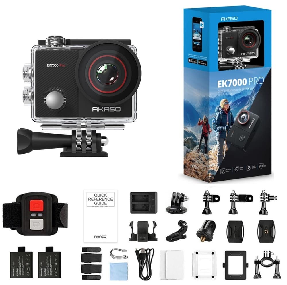 Câmera de Ação Akaso EK7000 Pro 4K UHD - Black 4