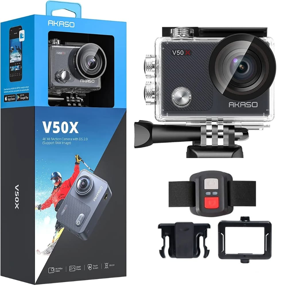 Câmera de Açao Akaso V50 X 20MP 4K Wi-Fi - Gray