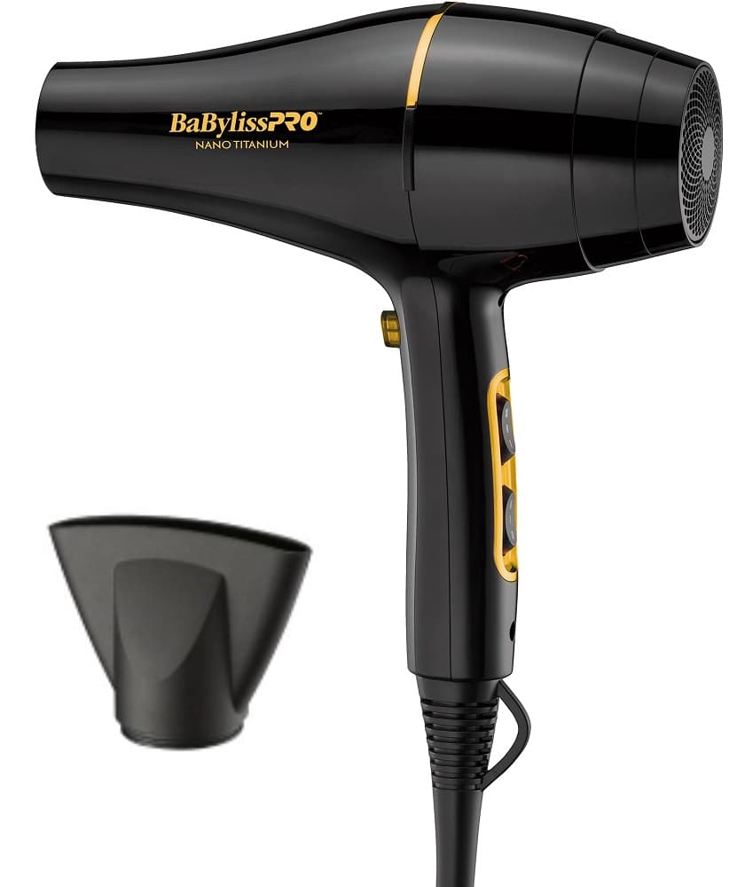 Kit BaByliss Pro Nano Titanium Chapinha + Secador BNTBGPP43UZ 2V - Black/Gold 3