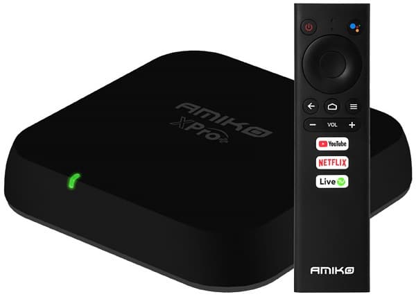 Receptor Amiko XPro+ 4k 2/16GB eMMC Android - Black 1
