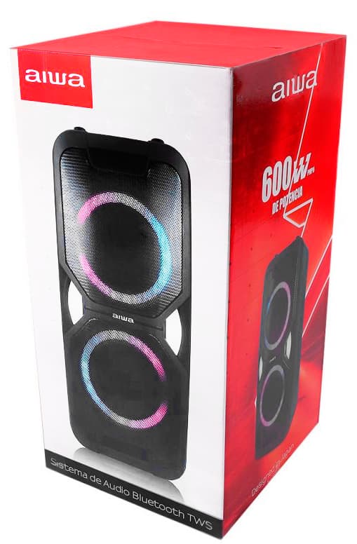 Speaker Aiwa AWPOK6L 600W PMPO Bluetooth - Preto 4