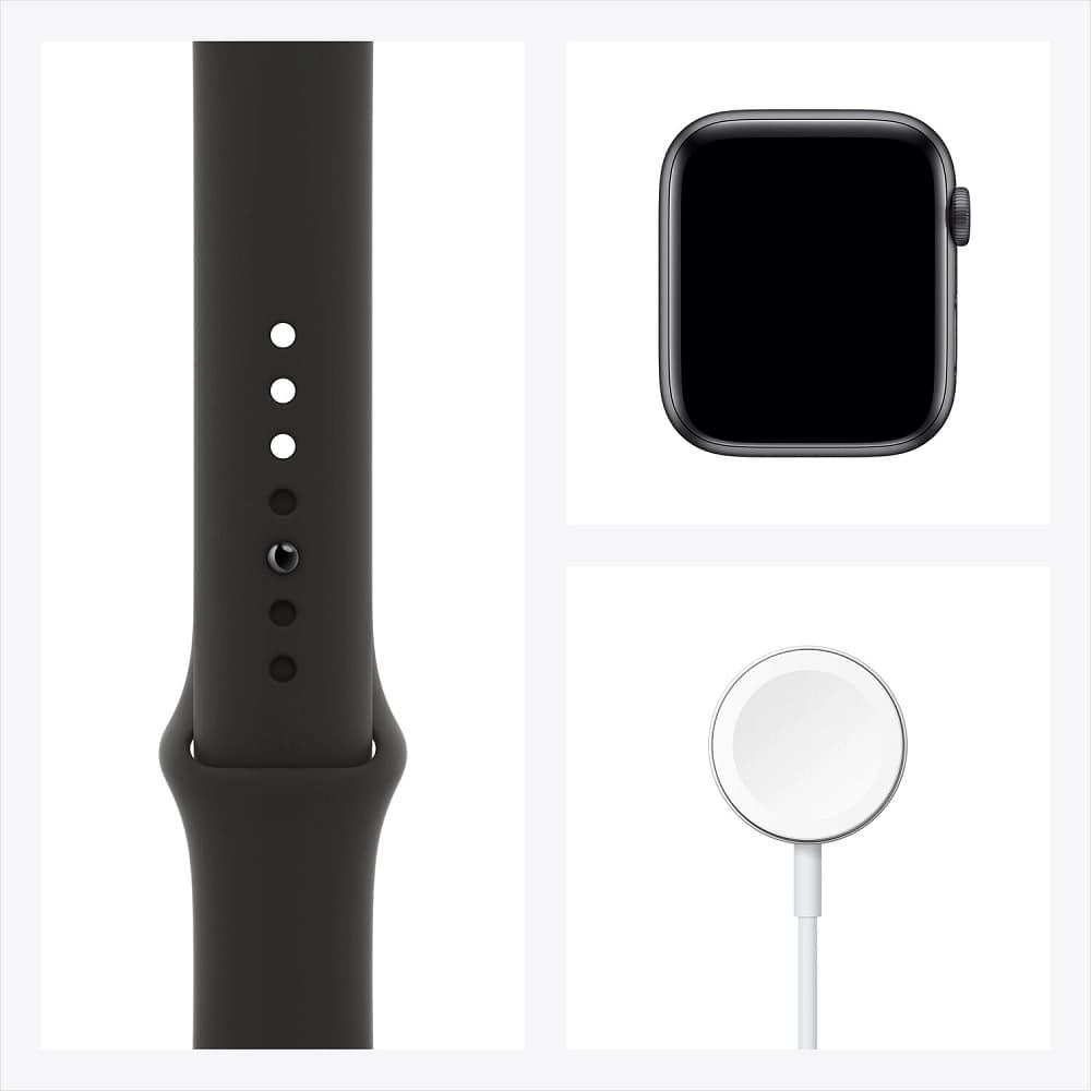Apple Watch Series 6 44mm M00H3LL/A2292 Space Gray/Black Sport Band 1