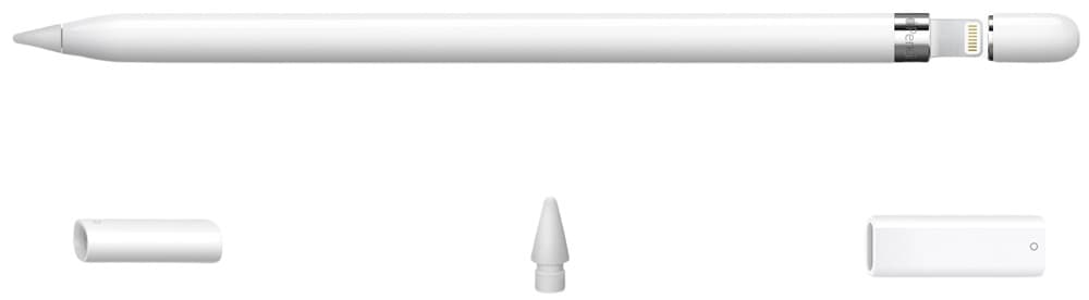 Apple Pencil 1st Generation MQLY3AM/A1603 Lightning com Adaptador de USB-C - White 3