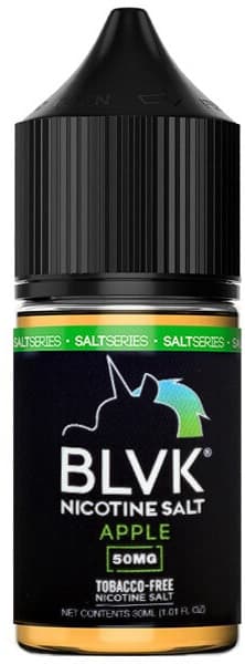 Essência Para Vaper BLVK Nicotine Salt Apple 50mg Nicotina - 30ml