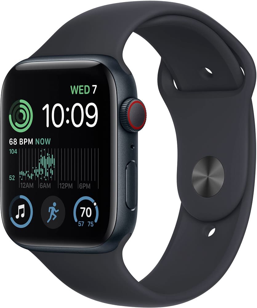 Apple Watch SE 44mm MKQ63LL/A - Space Gray/Midnight Band 1
