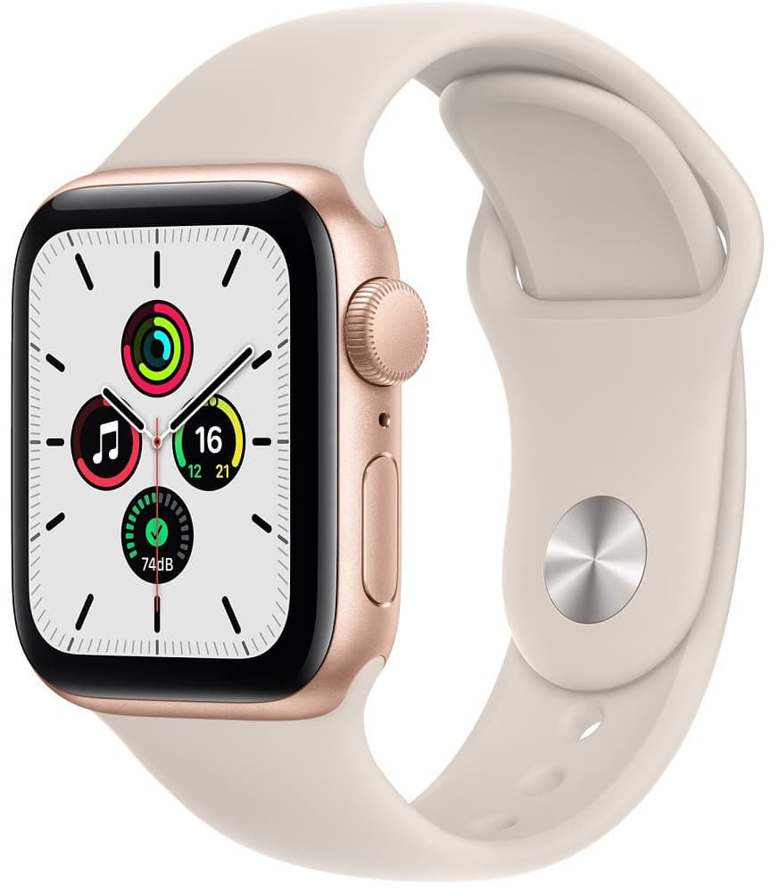 Apple Watch SE MKQ03LL/A2351 40mm GPS - Gold Aluminum/Starlight 1
