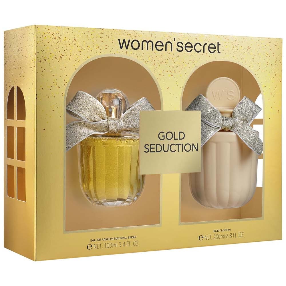 Kit Perfume Women'Secret Gold Seduction EDP 100mL + Body Lotion 200mL - Feminino