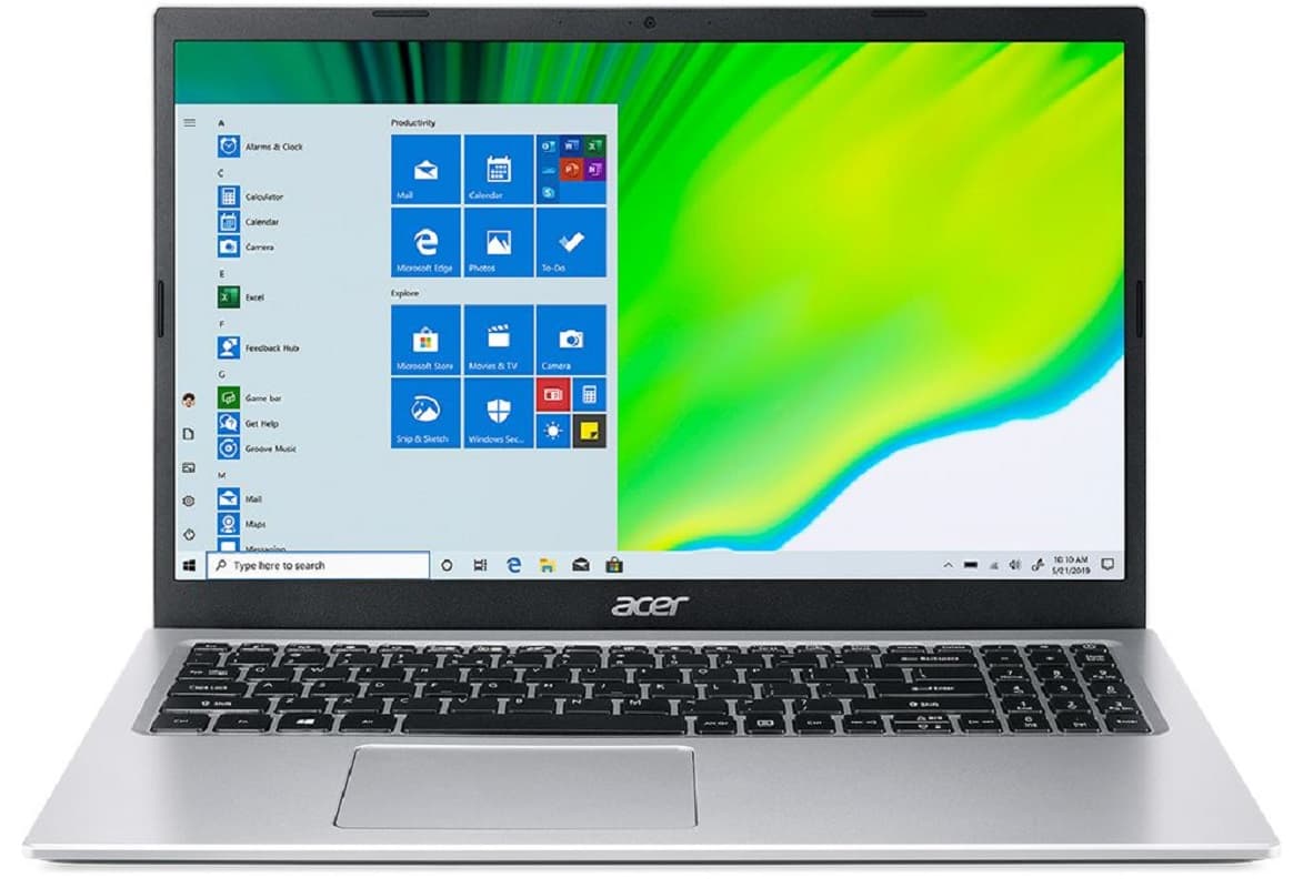Notebook Acer Aspire 1 A115-32-C28P Intel Celeron N4500 4/128GB 15.6" W10H - Pure Silver 1