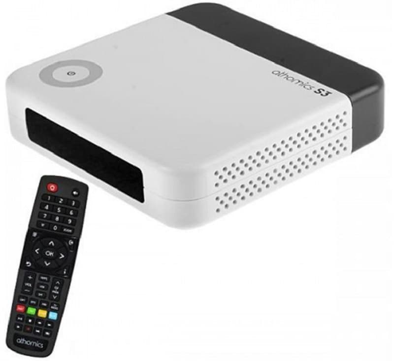 Receptor FTA Athomics S3 Full HD HDMI/WiFi/USB - Branco/Cinza 1