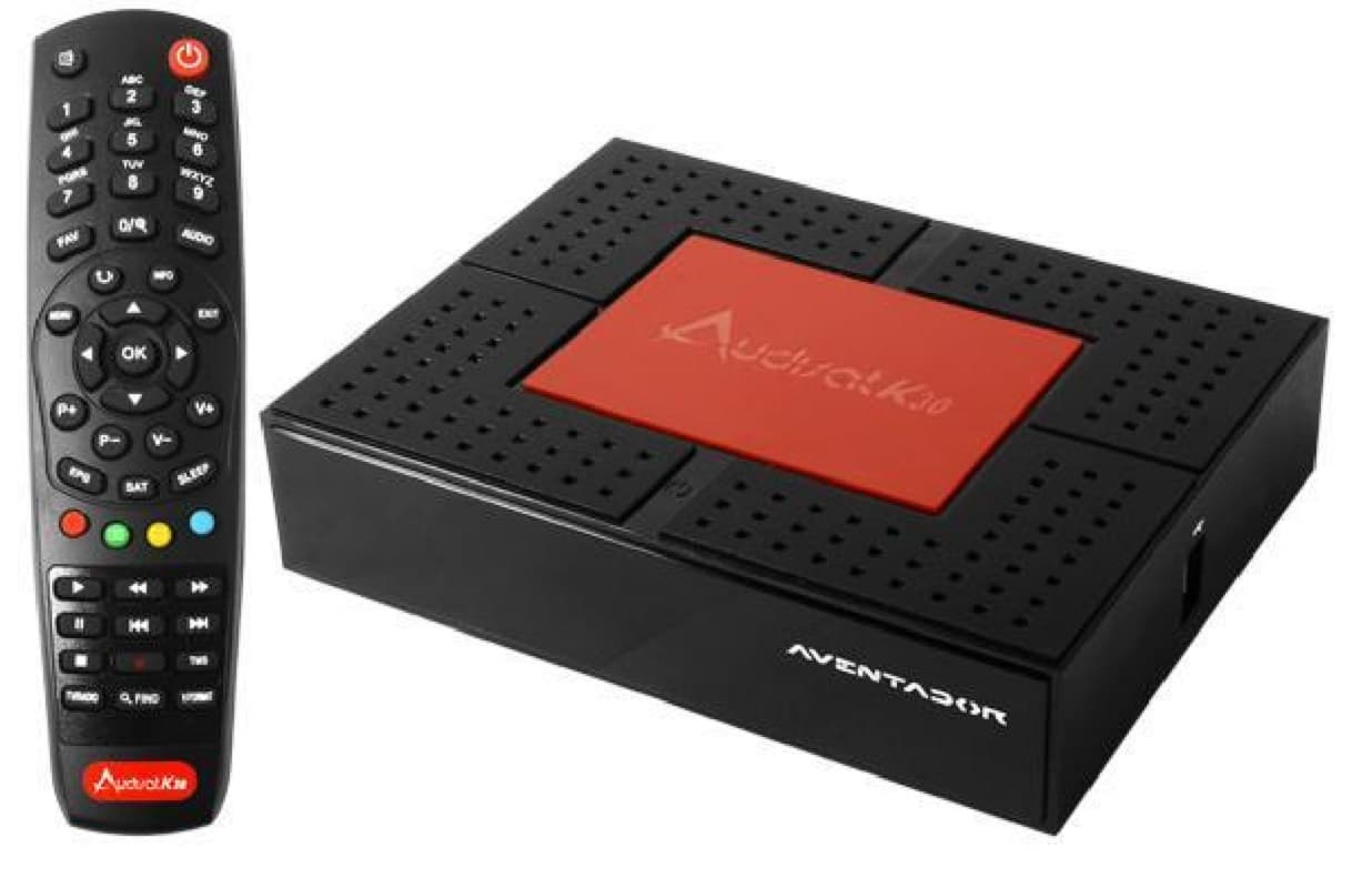 Receptor FTA Audisat Aventador K30 Wi-Fi/HDMI/IKS/SKS Bivolt - Preto/Vermelho 1