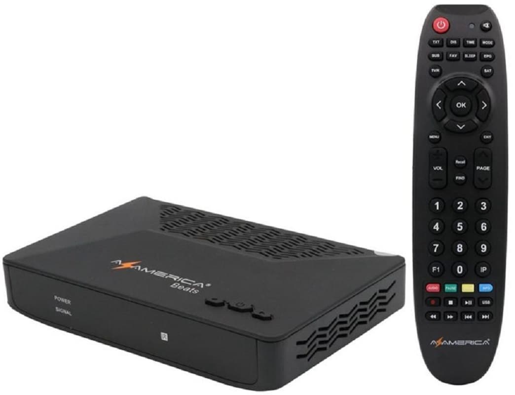 Receptor FTA Azamerica Beats Full HD Wi-Fi/HDMI/USB/SKS Bivolt - Preto 1