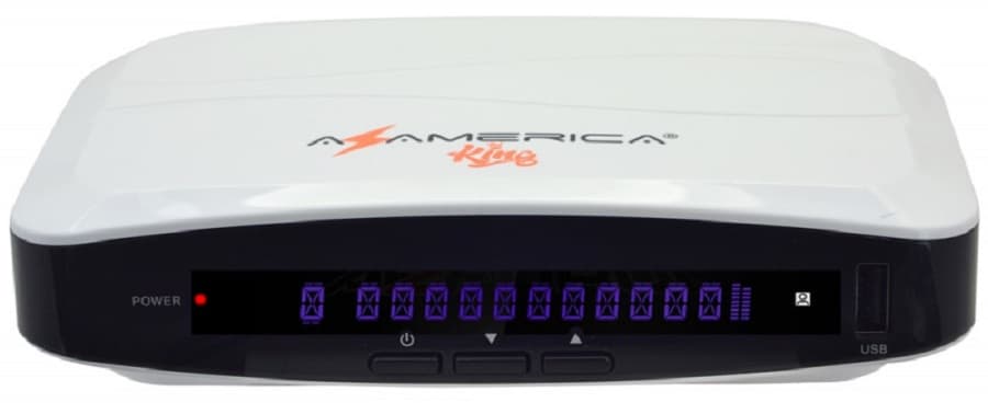 Receptor FTA Azamerica King Ultra HD Wi-Fi/HDMI/USB Bivolt - Branco/Preto 1