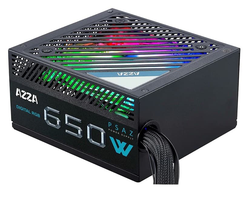 Fonte de Alimentaçao Azza 650W PSAZ-650W (ARGB) 80 Plus Bronze 1