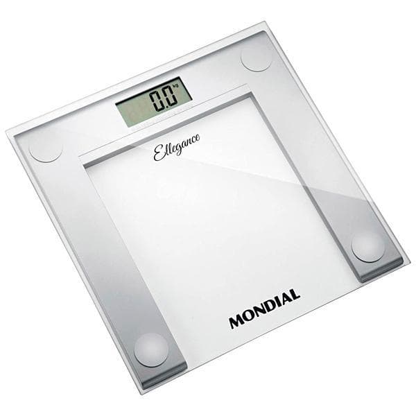 Balança Digital Mondial Ellegance BL-03 - Prata/Transparente