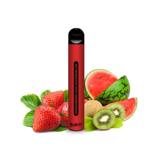 Vaper BalMY Descartável 5% Nicotina 600 Puffs - Strawberry Kiwi Watermelon