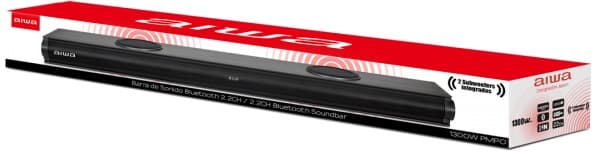 Soundbar Aiwa AWSBH22 2.2 1300W Bluetooth 2V - Preto 3